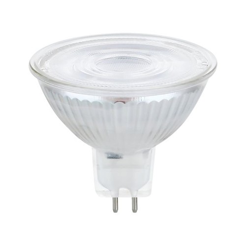 GU5.3 3,4W LED-pære, 12V - 410lm, MR16, 36°, glass, varmhvit