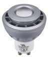 GU10 5,5W DimToWarm LED-pære - 2000-2800K, 30-80°, sølv, dimbar