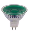 GU5.3 5W LED-pære, 12V - MR16, 38°, Grønn, glass