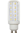 GU10 4W LED-pære, 8cm - 440lm, 4000K, glass, rørformet