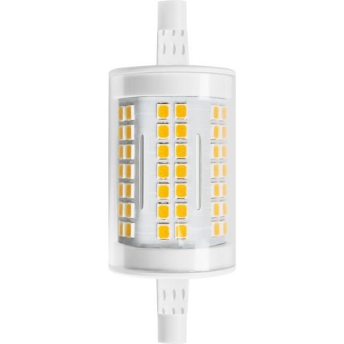R7S 78mm / 11W LED-pære - 1600lm, 3000K, klart glass, keramikk
