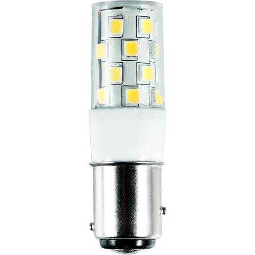 Bay15d 3W LED-pære til navigasjon, 10-30V - 380lm, 5,5cm, IP65, 6500K, EMC-godkjent, skipslampe