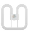 14W 2D LED-pære - GR8 sokkel, 2-pin, 1680lm, opal, Direkte/Ballast-kompatibel