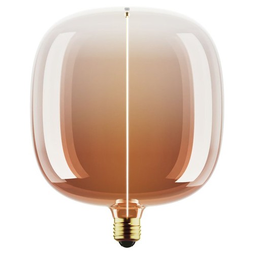 E27 4,8W dimbar LED-pære - Big Flex Magnetic, 1800K, Tea brown, 200lm