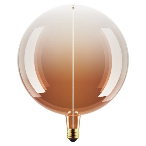 E27 4,8W dimbar LED-pære - G200, Filament Flex Magnetic, 1800K, Tea brown, 200lm
