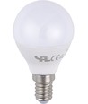E14 3W LED kronepære - G45, 270lm, opalt glass