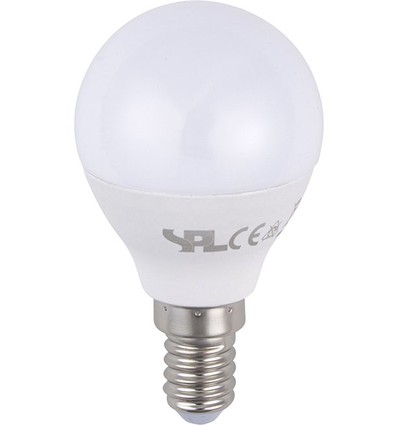 E14 5W LED kronepære - G45, 400lm, opalt glass