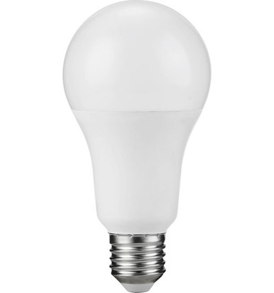 E27 15W LED-pære - A71, 1200lm, opalt glass, 3000K