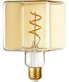 E27 4W LED Filament Ice Cube C95 dimbar - 240lm, 2200K, gyllent glass