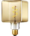 E27 4W LED Filament Ice Cube C95 dimbar - 240lm, 2200K, gyllent glass