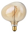 E27 4W dimbar LED-pære - G150, Filament Flex Snoopy, 2200K, gullfarget glass