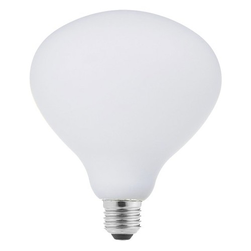 E27 6W XXL Filament LED-pære - R125, 550lm, dimbar, matthvit, 2500K