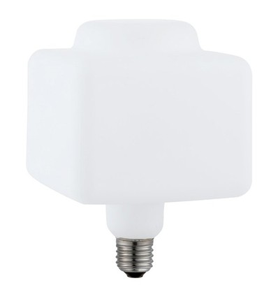 E27 6W dimbar LED filamentpære - XXL TS125, 550lm, matthvit, 2500K