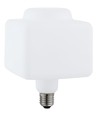 E27 6W dimbar LED filamentpære - XXL TS125, 550lm, matthvit, 2500K
