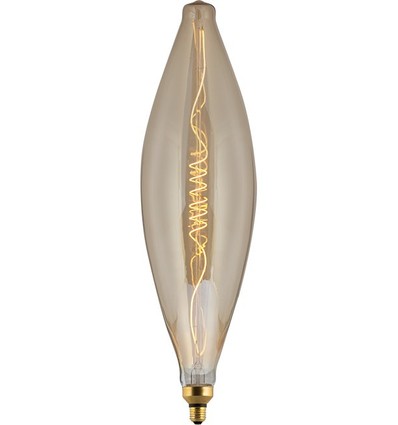 E27 6W XXL Flex CT180 filamentpære - 250lm, dimbar, gullfarget glass, 2000K