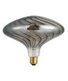E27 4W XXL Flex Ufo filamentpære - 100lm, dimbar, røykfarget glass, 2200K
