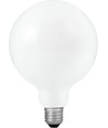 E27 6W dimbar LED-pære - DimToWarm, G125, opalt glass, 2000-4500K, filament