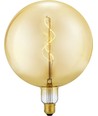 E27 5W Slim Flex Filament G200 Globe - 470lm, 2200K, dimbar, gullfarget glass
