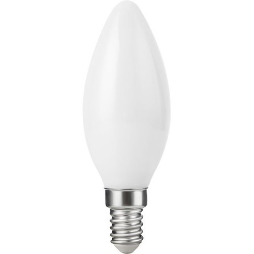 E14 2,9W dimbar LED kronepære - C35, filament, opalt glass, 2700K