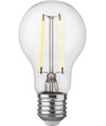 E27 2,5W dimbar LED-pære - A60, filament, 250lm, 2500K, klart glass