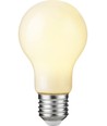 E27 2,5W dimbar LED filamentpære - A60, opalglass, 250lm, 2500K