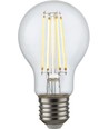 E27 4,7W dimbar LED-pære - A60, filament, klart glass, 2700K