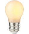 E27 4,7W dimbar LED kronepære - G45, opalt glass, 470lm, 2500K