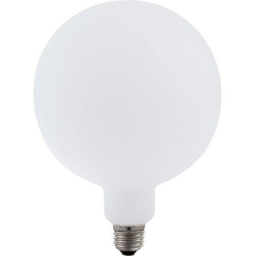 E27 6W dimbar LED filamentpære - G150, XXL Globe, matthvit, 2500K