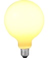E27 8,5W dimbar LED globepære - G125, opalt glass, 810lm, 2500K filament