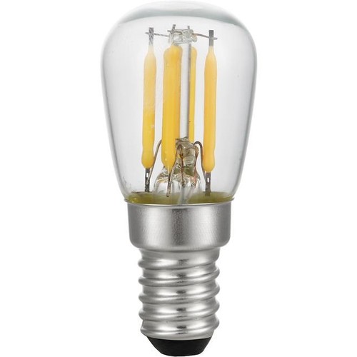 E14 3W dimbar LED filamentpære - Pygmy, 5,6cm, 220lm, 2700K, klart glass