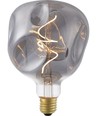 E27 4W XL Flex Mystery LED-pære - G125, 100lm, 2200K, Smoke, dimbar