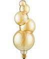 E27 4W XXL Flex Bubble-5 filamentpære - 200lm, dimbar, gullfarget glass, 2000K