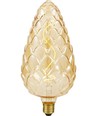 E27 4W XXL Flex Pine-Cone filamentpære - 200lm, gullfarget glass, dimbar, 2000K