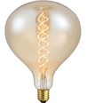 E27 6W XXL Flex R160 filamentpære - 350lm, dimbar, gullfarget glass, 2000K