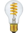 E27 6W dimbar LED-pære - DimToWarm, 2200-2700K, A60, Filament Flex, 570lm, klart glass