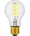 E27 6W dimbar LED-pære - DimToWarm, 2200-2700K, A60, Filament Flex, 570lm, klart glass