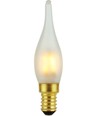 E14 1,8W dimbar LED kronepære - C23, Mini Tip Candle, 2000K, matt glass