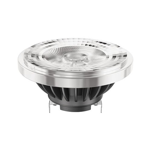 G53 AR111 12W LED-pære, 12V - 1290lm, 36°, dimbar, varmhvit