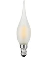 E10 1,5W LED filament kronelys - C23, 90lm, 2500K, matt glass
