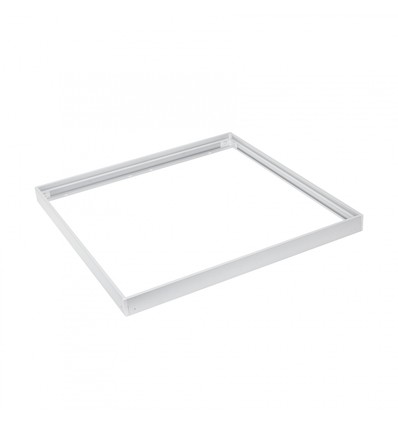 Ramme til 60x60 LED-panel - Hvit, for direkte montering, 65mm høy