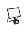 30W NOCTIS LUX 3 lyskaster med sensor - IP44, nøytral hvit, sort, PIR-sensor