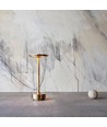 Oppladbar LED-bordlampe med trådløs lading - Gull, touch-dimbar, CCT, IP54