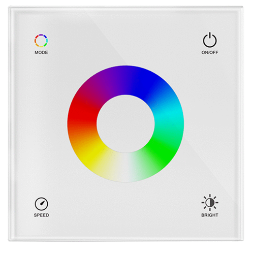 LEDlife rWave RGB-kontroller for vegg - 12V-24V