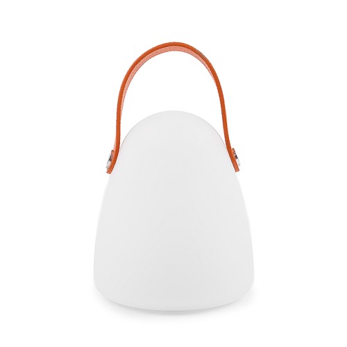 Oppladbar RGB LED-bordlampe Ø12,8cm - Hvit, inkl. fjernkontroll, IP54 utendørs