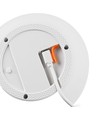 Oppladbar RGB LED-bordlampe Ø12,8cm - Hvit, inkl. fjernkontroll, IP54 utendørs