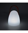 Oppladbar RGB LED-bordlampe Ø12,8cm - Hvit, inkl. fjernkontroll, IP54 utendørs