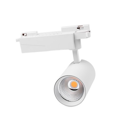 29W 1-faset RA98 skinnespot - 110lm/w, hvit, 1F2W