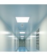 60x60 LED-panel, 40W - Høyde:33mm, CREE LED, 120lm/W, 6 års garanti, hvit kant