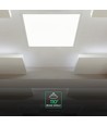 60x60 LED-panel, 40W - Høyde:33mm, CREE LED, 120lm/W, 6 års garanti, hvit kant