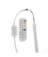 RGBIC-kontroller med fjernkontroll - Bluetooth Surplife RF trådløs, slim fjernkontroll, 3-pins